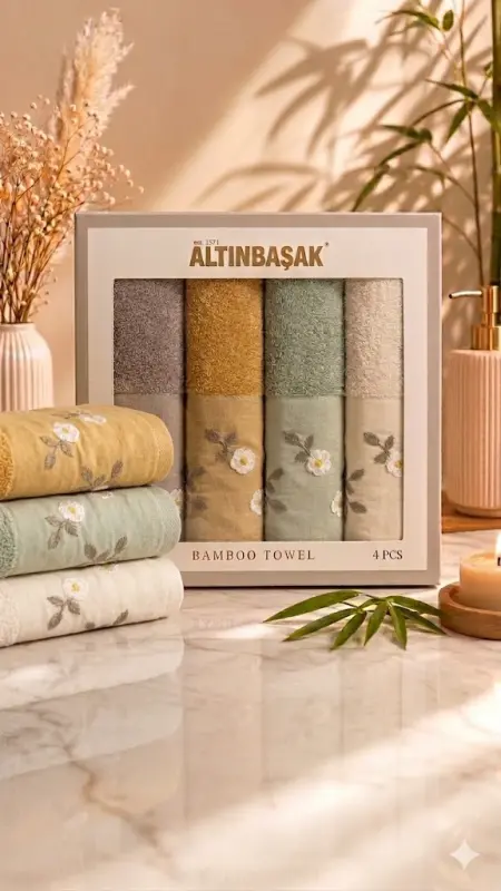 Altınbaşak Bambuk 4 talik 50x90 Qo'l sochiqi Nova - 1