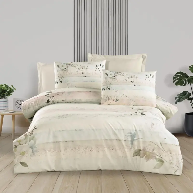 Altınbaşak Creaforce Alba Sand Double Duvet Cover Set - 1