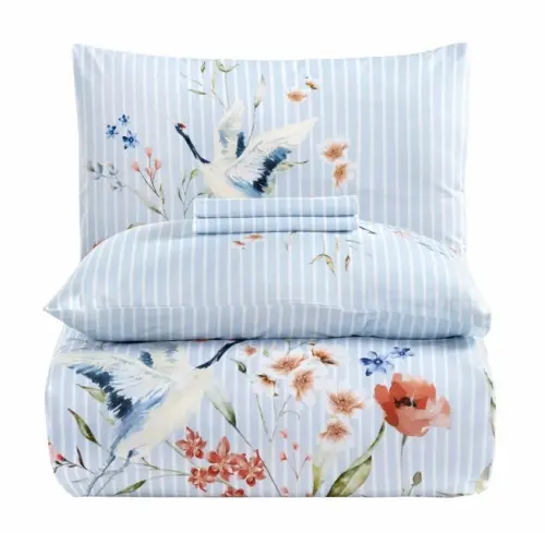 Altınbaşak Creaforce Avila Sky Double Duvet Cover Set - 4