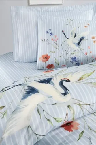 Altınbaşak Creaforce Avila Sky Двуспальный Комплект Постельного Белья - 3