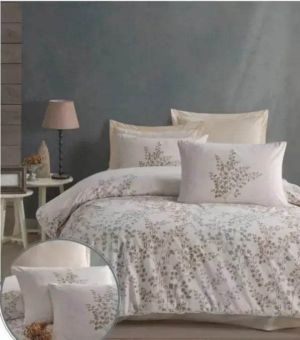 Altınbaşak Creaforce Double Duvet Cover Set Nefha Sabre - MODAZONE