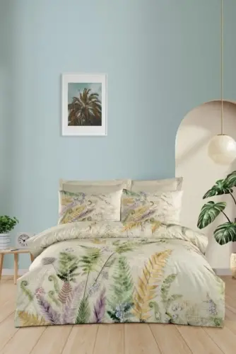 Altınbaşak Creaforce Edena Sand Double Duvet Cover Set - 1