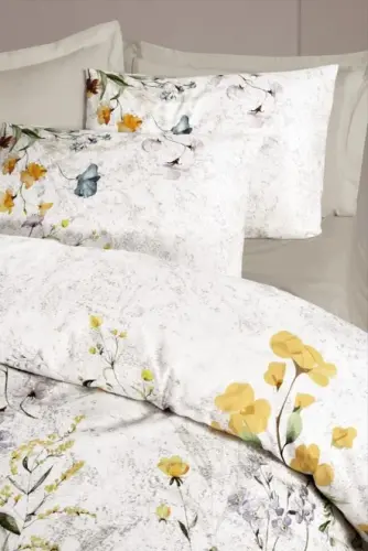 Altınbaşak Creaforce Fiora Marble Double Duvet Cover Set - 3