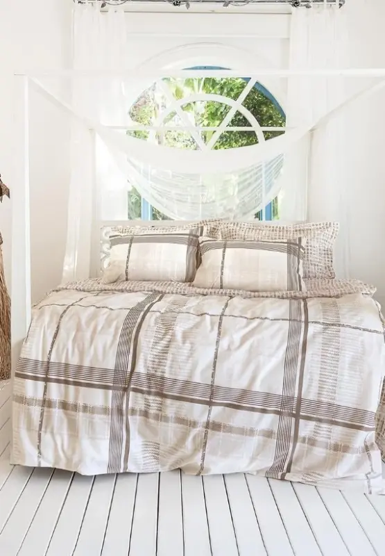 Altınbaşak Creaforce Foster Marble Double Duvet Cover Set - 2