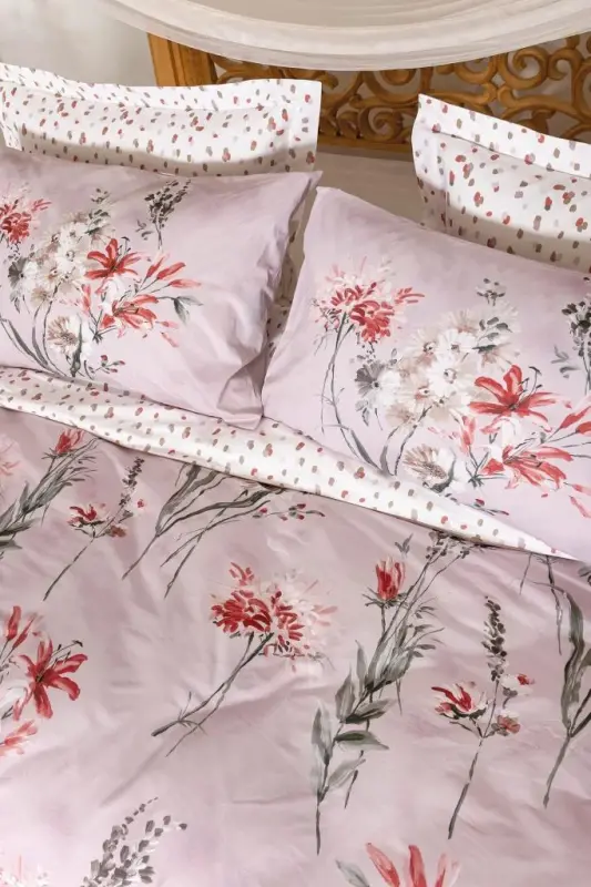 Altınbaşak Creaforce Ofelya Candy Двуспальный Комплект Постельного Белья - 4