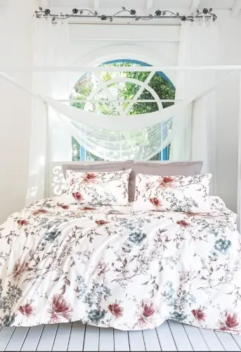 Altınbaşak Creaforce Rosalinda Sabre Double Duvet Cover Set - 4