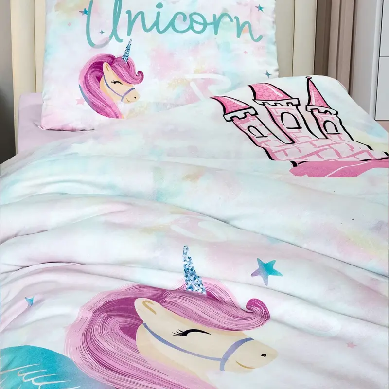 Altınbaşak Creaforce Unicornland Anew Tek Kişilik Nevresim Takımı - 2