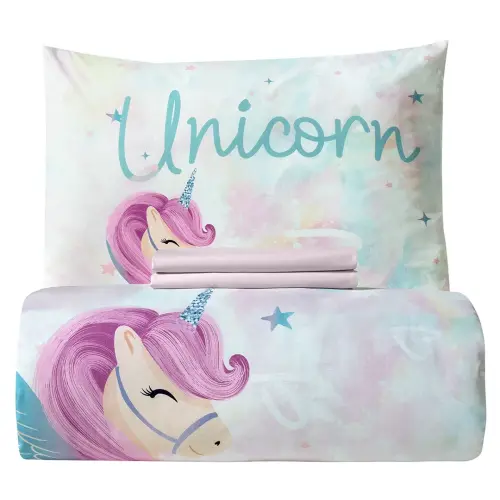 Altınbaşak Creaforce Unicornland Anew Tek Kişilik Nevresim Takımı - 3