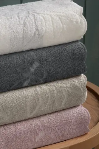 Altınbaşak Embroidered 4-Piece 50x90 Hand Towel Nabi V1 - 3
