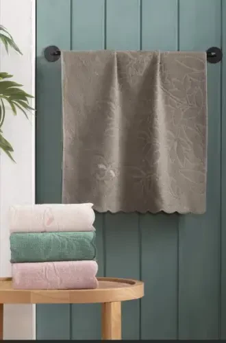 Altınbaşak Embroidered 4-Piece 50x90 Hand Towel Nabi V2 - 1