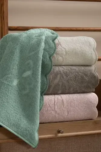 Altınbaşak Embroidered 4-Piece 50x90 Hand Towel Nabi V2 - 3