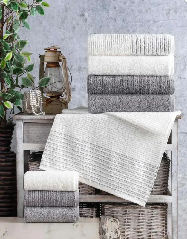 Altınbaşak Jacquard 4-Piece 50x90 Hand Towel Lisa - 1