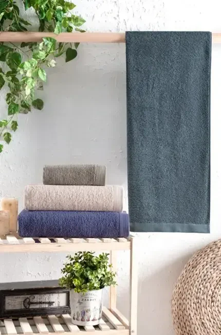 Altınbaşak Jacquard 4-piece 70x140 Bath Towel Astor V2 - NEVRESIMDUNYASI