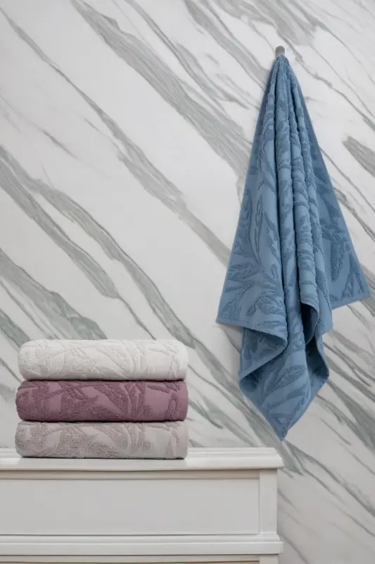 Altınbaşak Jacquard 4'lü 50x90 El Havlusu Milena - 1