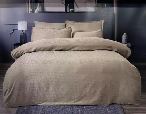 Altınbaşak Jacquard Satin Double Duvet Cover Set Adelya Sabre - 2