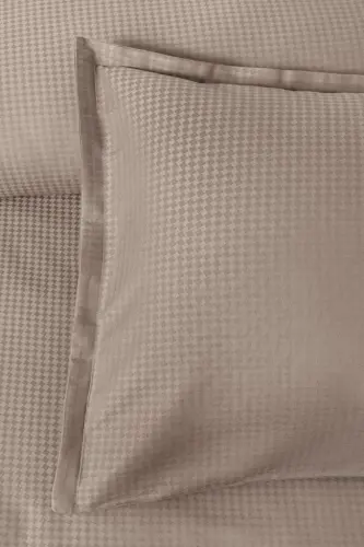 Altınbaşak Jacquard Satin Double Duvet Cover Set Diamond Sabre - 4