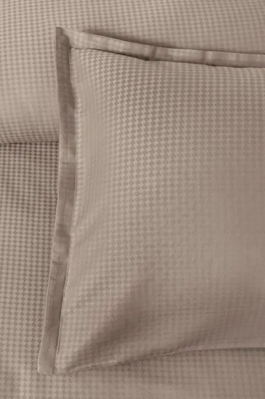 Altınbaşak Jacquard Satin Double Duvet Cover Set Diamond Sabre - 4