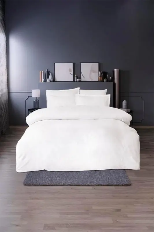 Altınbaşak Jacquard Satin Double Duvet Cover Set Minna Coin - 2