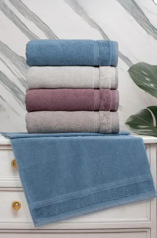 Altınbaşak Jakarlı 4´lü 50x90 El Havlusu Bettina - 1