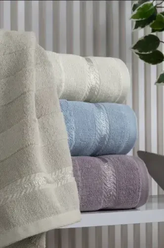 Altınbaşak Jakarlı 4'lü 50x90 El Havlusu Nila - NEVRESIMDUNYASI (1)