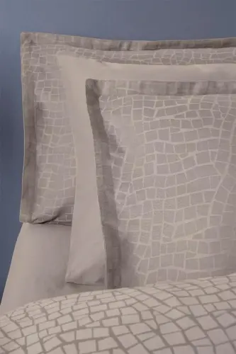 Altınbaşak Jakarlı Saten Çift Kişilik Nevresim Takımı Adelya Marble - 3