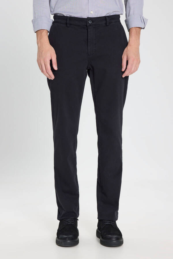 Altınyıldız ACE012510149 Siyah Erkek Önde Yan Cepli Pantalon - Siyah - 2
