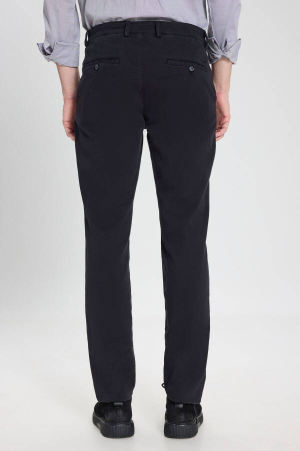 Altınyıldız ACE012510149 Siyah Erkek Önde Yan Cepli Pantalon - Siyah - 5