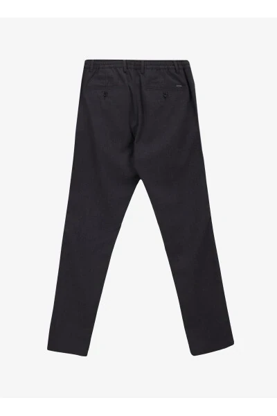 Altınyıldız Classics Bağlamalı Bel Normal Paça Slim Fit Antrasit Erkek Pantolon ACE001252274_ATR - ALTINYILDIZ CLASSICS (1)