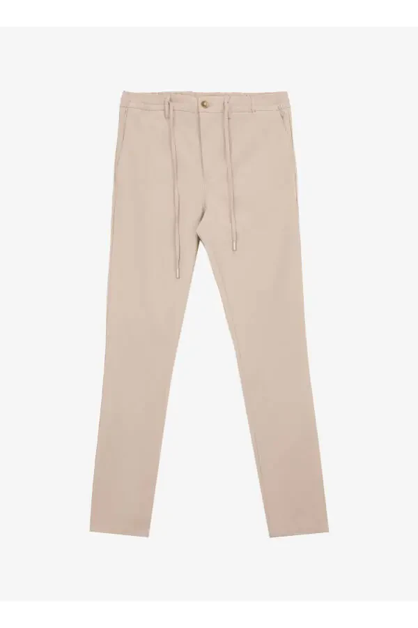 Altınyıldız Classics Belted Regular Waist Slim Leg - 1