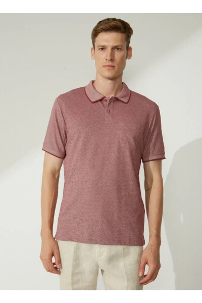 Altınyıldız Classics Beyaz - Bordo Erkek Polo T-Sh - 3