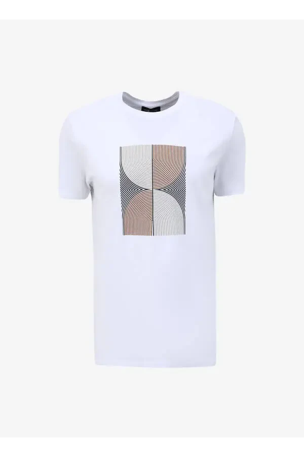 Altınyıldız Classics Beyaz Erkek T-Shirt 4A4824200012 - 1