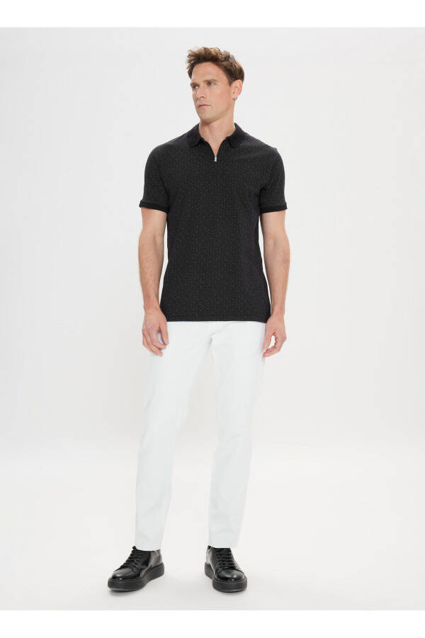Altınyıldız Classics Black Men's Polo T-Shirt 4A4824200036 - 2