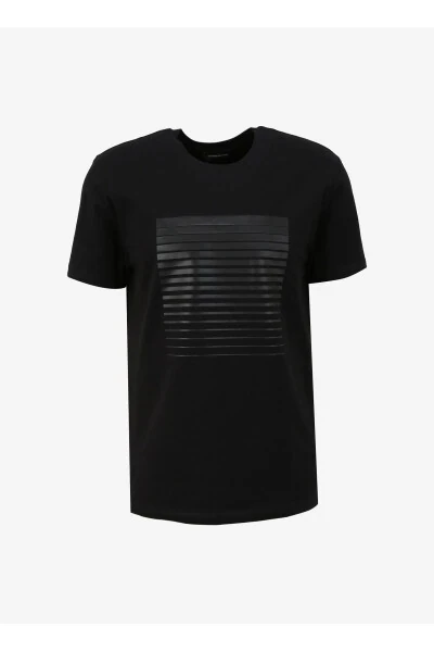 Altınyıldız Classics Black Men's T-Shirt 4A4824200053 - ALTINYILDIZ CLASSICS