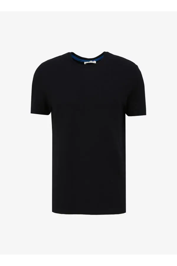 Altınyıldız Classics Black Men's T-Shirt 4A4824200065 - 1