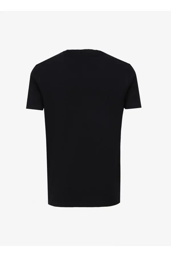 Altınyıldız Classics Black Men's T-Shirt 4A4824200065 - 2