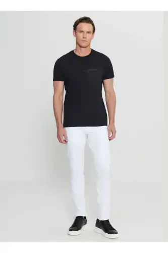 Altınyıldız Classics Crew Neck Printed Black Men's T-Shirt ACE091252075_BLK - ALTINYILDIZ CLASSICS (1)