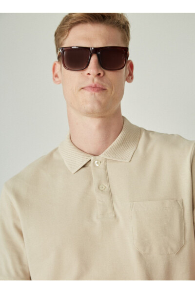 Altınyıldız Classics Dark Yellow Men's Polo T-Shirt - ALTINYILDIZ CLASSICS