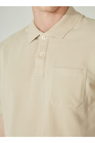 Altınyıldız Classics Dark Yellow Men's Polo T-Shirt - 4