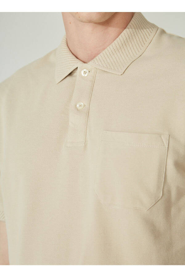 Altınyıldız Classics Dark Yellow Men's Polo T-Shirt - 4