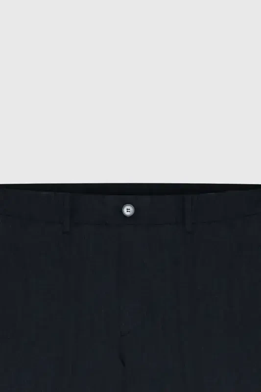 Altınyıldız Classics Эластичный пояс Slim Fit Темно-синие мужские брюки ACE012510153_PANTOLON KLASIK YAN - 8