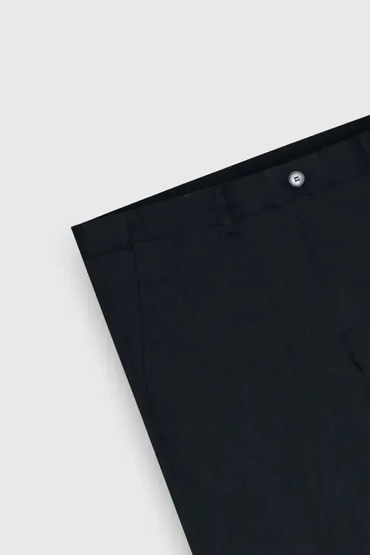 Altınyıldız Classics Эластичный пояс Slim Fit Темно-синие мужские брюки ACE012510153_PANTOLON KLASIK YAN - 9