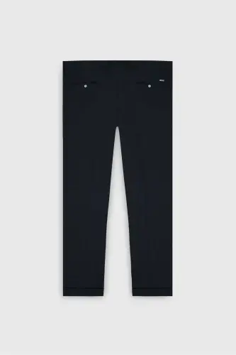 Altınyıldız Classics Эластичный пояс Slim Fit Темно-синие мужские брюки ACE012510153_PANTOLON KLASIK YAN - 10