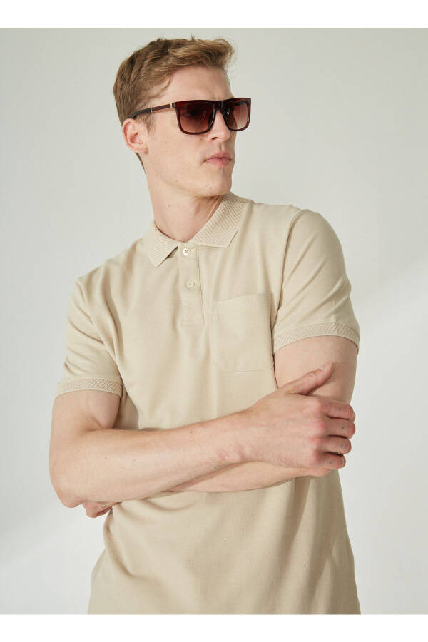 Altınyıldız Classics Koyu Sarı Erkek Polo T-Shirt 4A9000000002 - 3