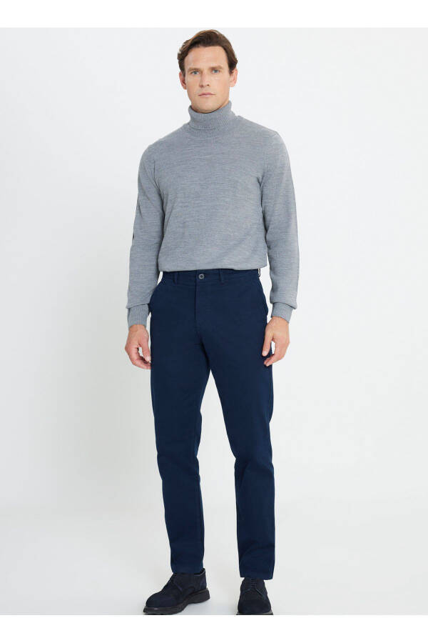Altınyıldız Classics Normal Bel Comfort Fit Navy Blue Men's Trousers ACE012510181_PANTS SIDE POCKET - 2