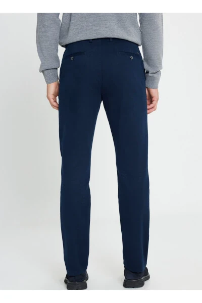 Altınyıldız Classics Normal Bel Comfort Fit Navy Blue Men's Trousers ACE012510181_PANTS SIDE POCKET - 5