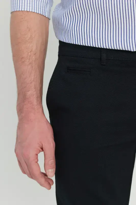 Altınyıldız Classics Normal Bel Normal Paça Slim Fit Siyah Erkek Pantolon ACE001252192_SYH - 5