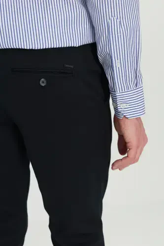 Altınyıldız Classics Normal Bel Normal Paça Slim Fit Siyah Erkek Pantolon ACE001252192_SYH - 6