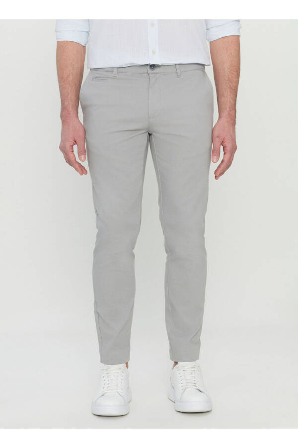 Altınyıldız Classics Normal Bel Normal Paça Slim Fit Gri Erkek Pantolon ACE001252192_GRI - 1