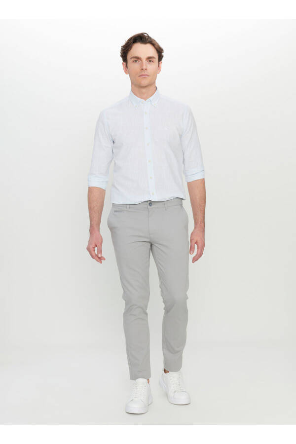 Altınyıldız Classics Normal Bel Normal Paça Slim Fit Gri Erkek Pantolon ACE001252192_GRI - 2