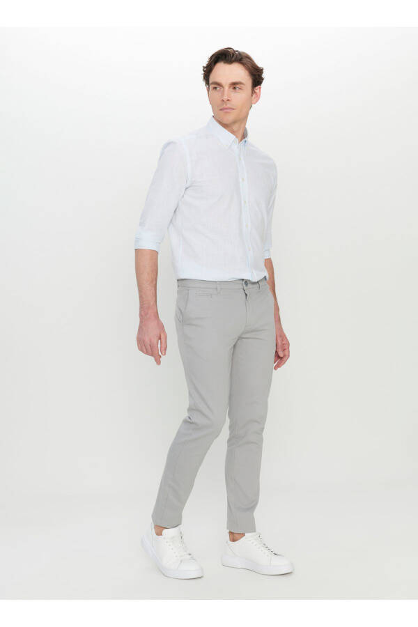 Altınyıldız Classics Normal Bel Normal Paça Slim Fit Gri Erkek Pantolon ACE001252192_GRI - 3